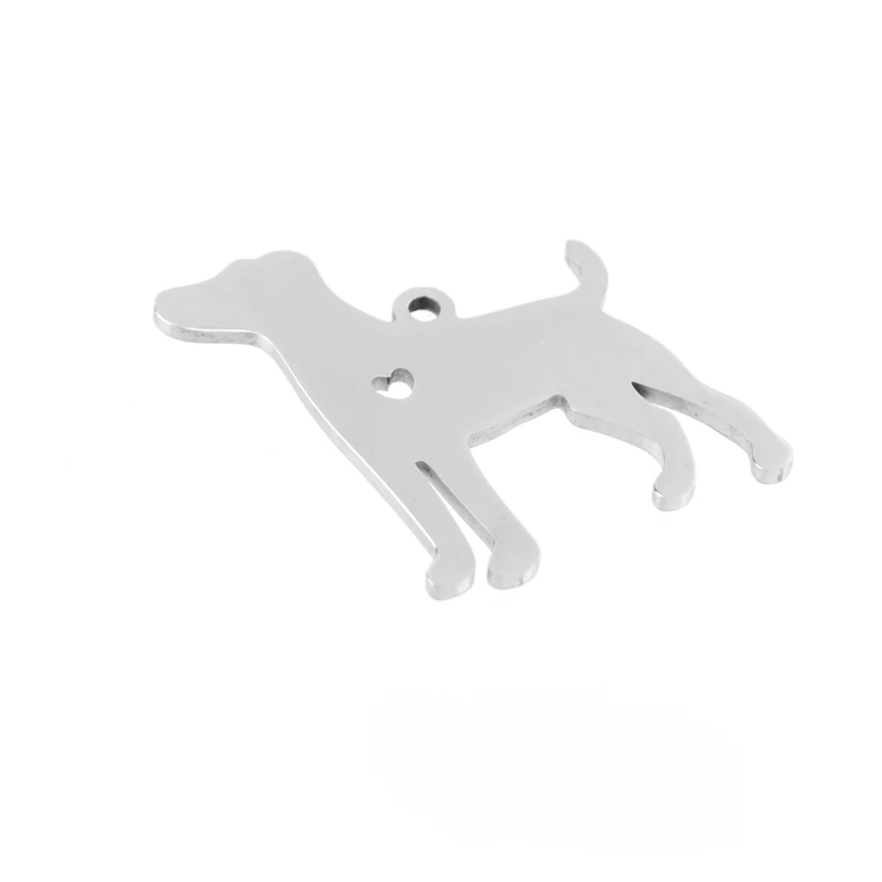 Risul I love my Dog beagle dog подвеска из нержавеющей стали в форме сердца щенка ID чистая