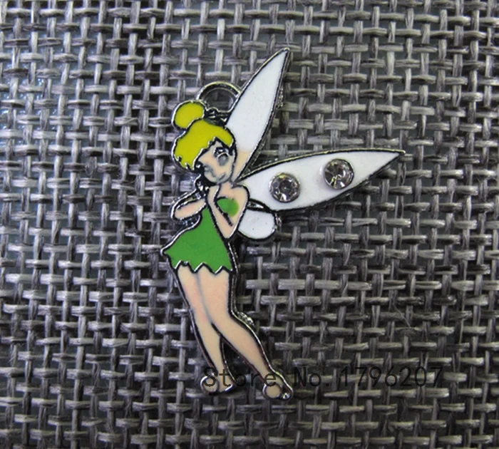 

10 Pcs Tinker Bells Cartoon Charm Necklace/Bracelet/Earrings Pendants DIY Jewelry Making Accessories T-51