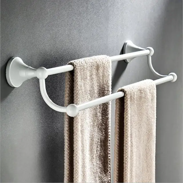 European style White Towel holder Fashion Towel Rack Towel bar Bathroom