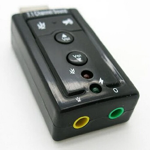 GTFS-Лидер продаж Черный звуковая карта 7,1 внешний USB 2,0 аудио драйверы адаптера CD