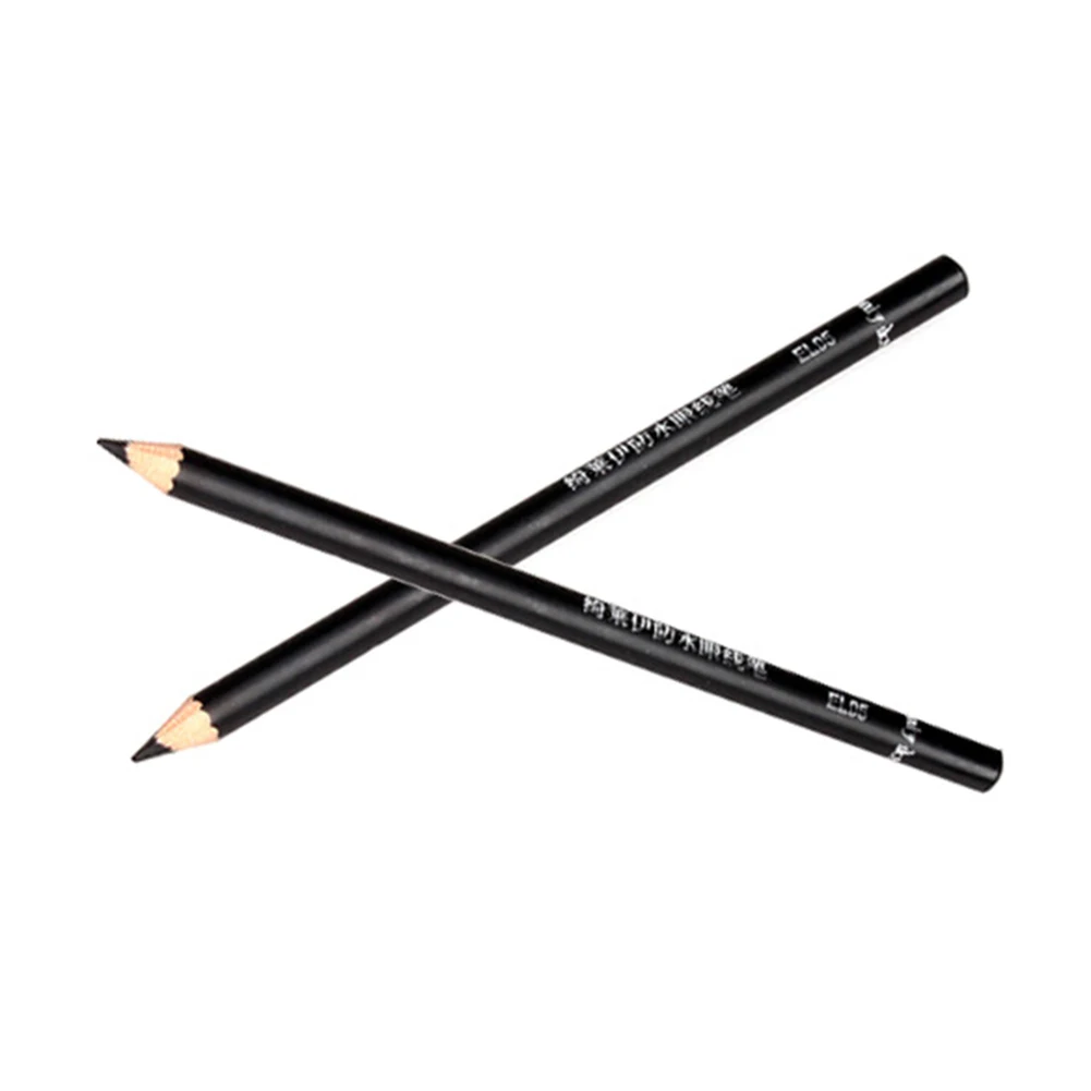 

Fashion Women Makeup Eyeliner Pencil 2PCs Cosmetic Smooth Black Waterproof Eyeliners Pencil Tools Sexy Eyes Cosmetic TN