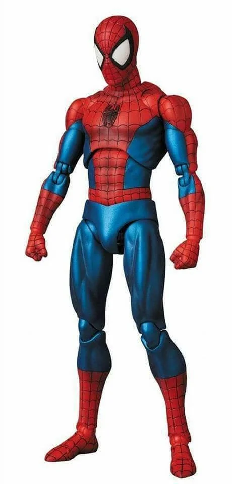 Marvel Человек Паук Mafex 075 удивительный человек паук комиксов Ver суставов подвижная фигурка модель игрушки 16 см