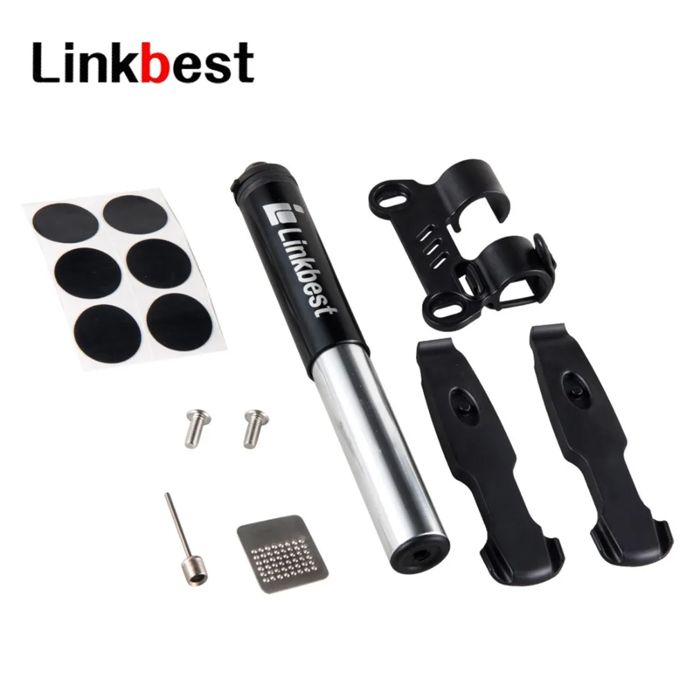 Linkbest мини велосипедный насос гибкий шланг для клапана Presta и Schrader 130 PSI компактный
