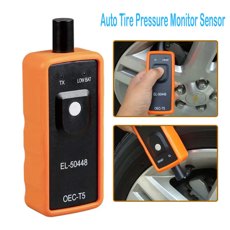 

kongyide Tire Pressure Monitor EL-50448 TPMS Auto Tire Pressure Monitor Sensor Reset Tool OEC-T5 For Car K6J0I Car Detector je6