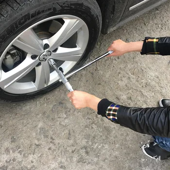 

Car Tire Wrench New Cross Length Detachable Retractable Auto Repair Special Socket Wrench Emergency DIY Repair Tool Set