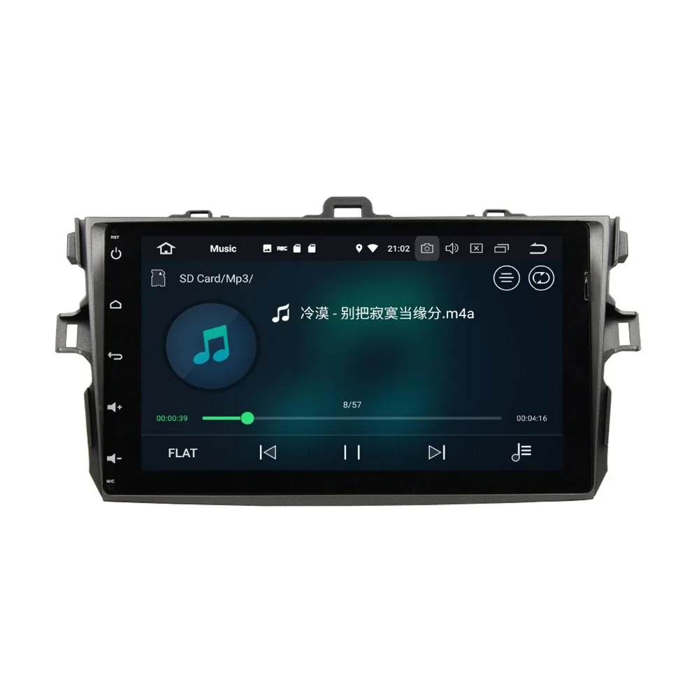 Cheap 4GB+32GB Octa Core 9" Android 8.0 Car Radio DVD Multimedia GPS for Toyota Corolla 2006 2007 2008 2009 2010 2011 WIFI Bluetooth 6