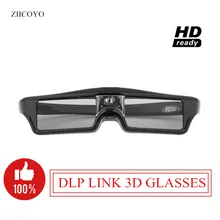 Активные очки затвора DLP-LINK 3D очки 144Hz для Xgimi Z4X/H1/H2/Z5 Optoma Sharp LG acer H5360 Jmgo BenQ w1070 проекторы