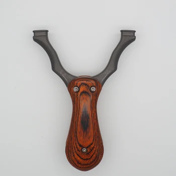 

Folding slingshot with 4 pieces sling rubber band uese for shooting 304 steel slingshots duck caza
