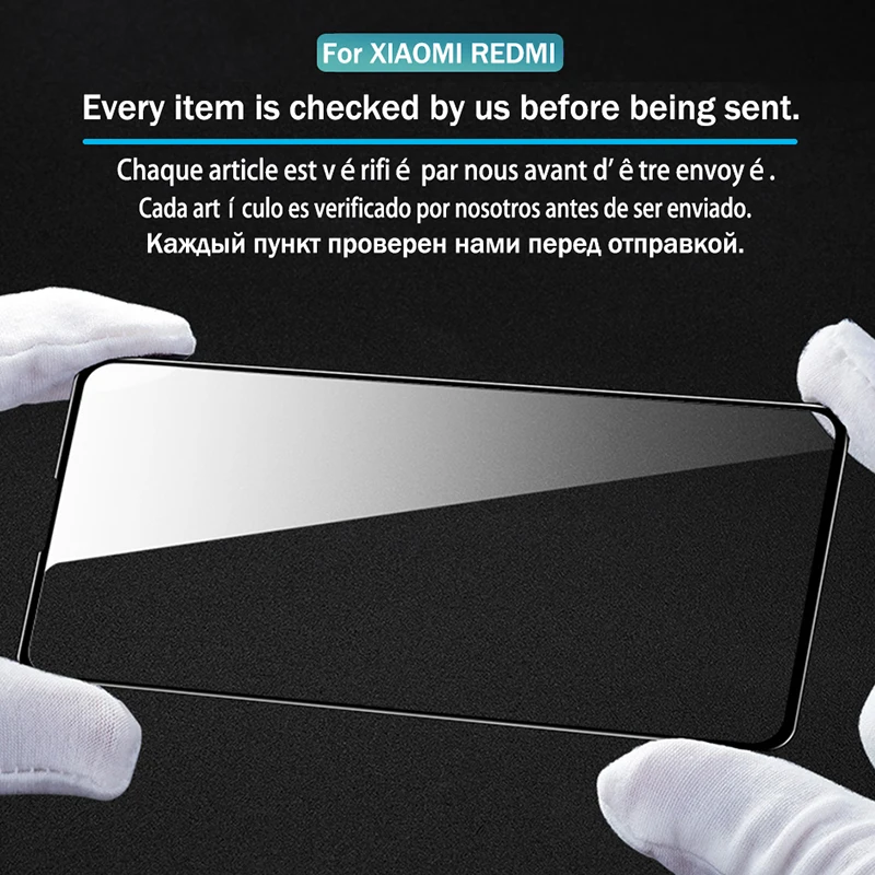 Tempered Glass For Xiaomi mi 9 mi 8 lite Redmi 7 Pro Note 7 5 6 Pro Screen Protector For Redmi Note 4X 6A 5A 9D Full Cover film
