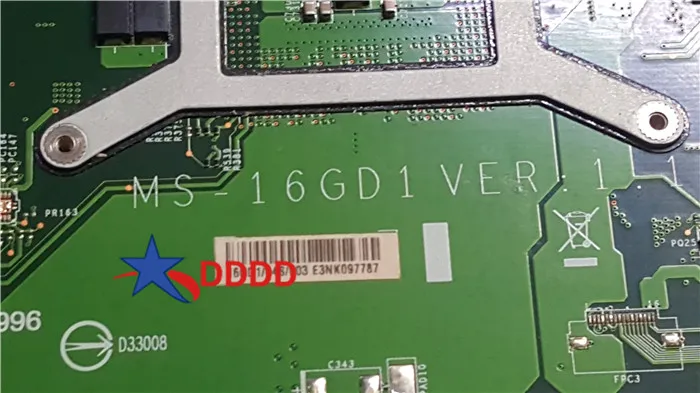 الأصلي ل MSI CX61 اللوحة المحمول MS-16GD1 MS-16GD الأسهم و 100% TESED موافق