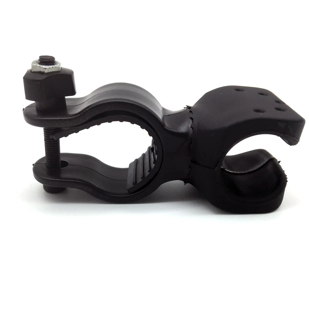 360 Swivel Bike LED Flashlight Mount Bracket Flash Torch Holder Front Light Clip Clamp Lantern Bicycle Accessories bicycle flashlight holder