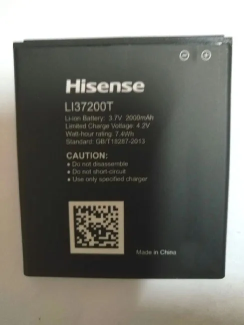 

3.7V 2000mAh LI37200T For Hisense U961 HS-U961 Battery