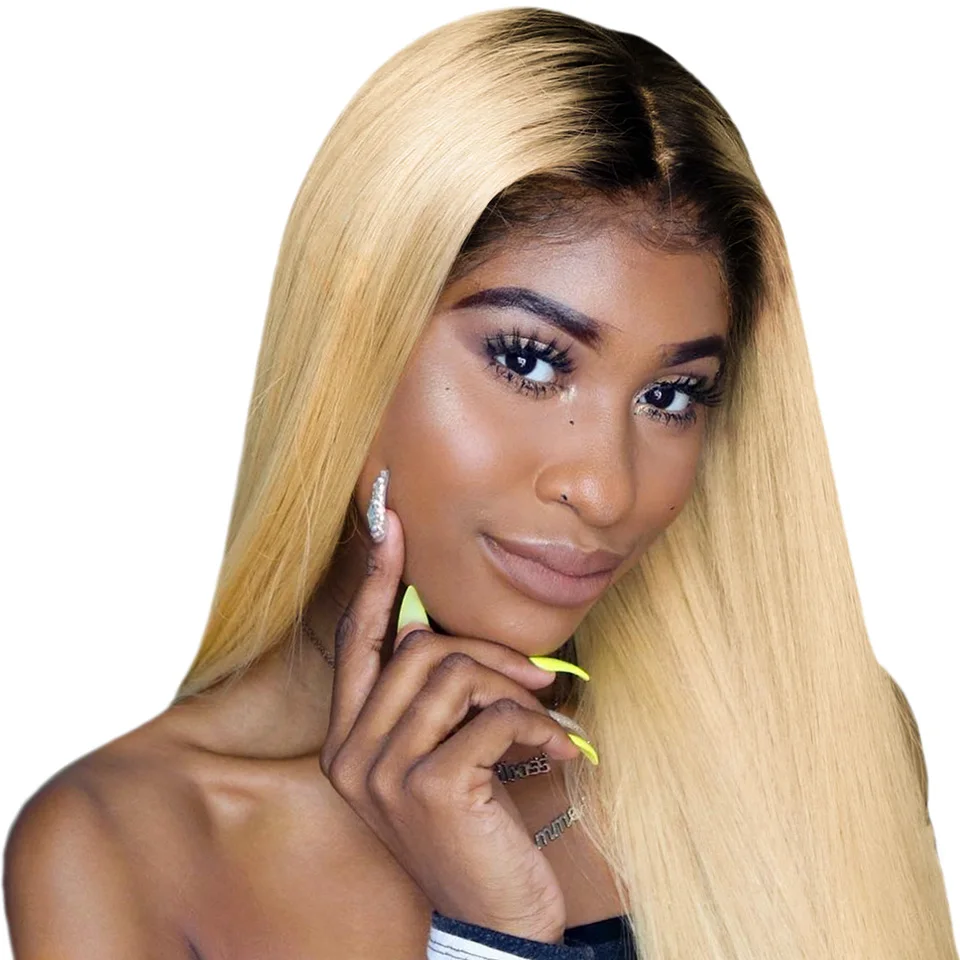 blonde lace front wig