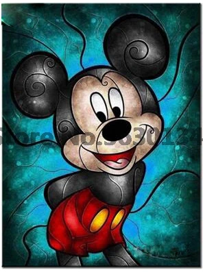 Diamond Embroidery 5D DIY Painting Cartoon Mouse Cross Stitch kits Full Square / Round Mosaic | Дом и сад