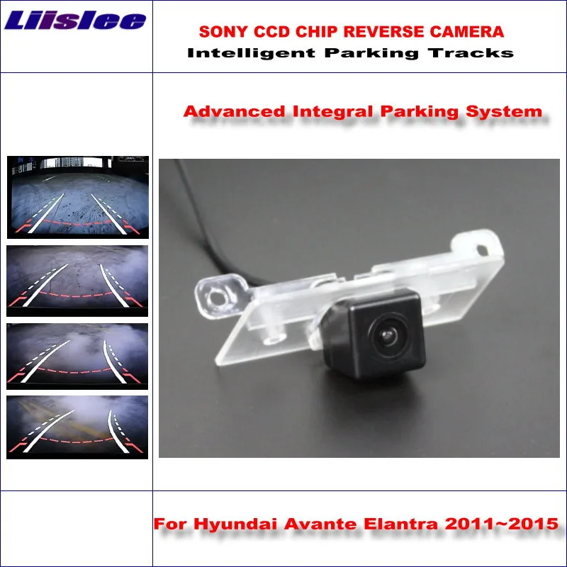 

Liislee 860 * 576 Pixels Back Up Rear Camera For Hyundai Avante Elantra 2011~2015 Rearview Parking / Dynamic Guidance Tragectory