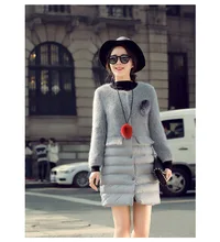 women jacket women winter coat New women’s autumn and winter temperament stitching mink cashmere wool coat free shipping