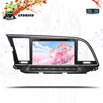 

Autoradio 4GB ram+64GB rom Android 9.0 car dvd player for Hyundai Elantra 2016 2017 2018 multimedia radio gps Car PC CD SD DVD