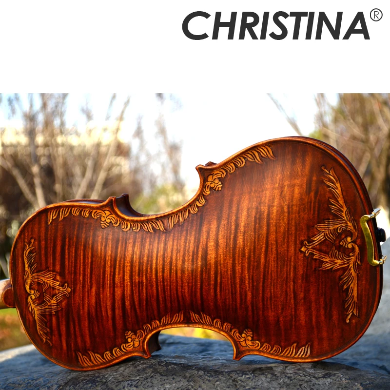 Скрипка Кристина V07 carved 4/4 Современная скрипка ручной работы из античной ели
