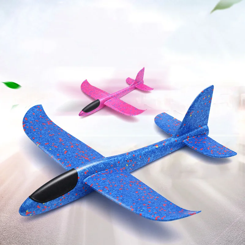 Kids Airplane Toy Hand Throwing Foam Plane Model Children Outdoor Flaying Glider Toys EPP Resistant Breakout Aircraft BB3107 (8)