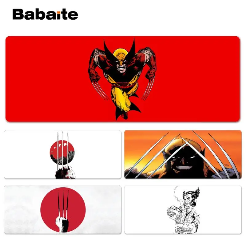 

Babaite Wolverine gamer play mats Lockedge Mousepad Size for 40x90CM Computer Mouse Mat