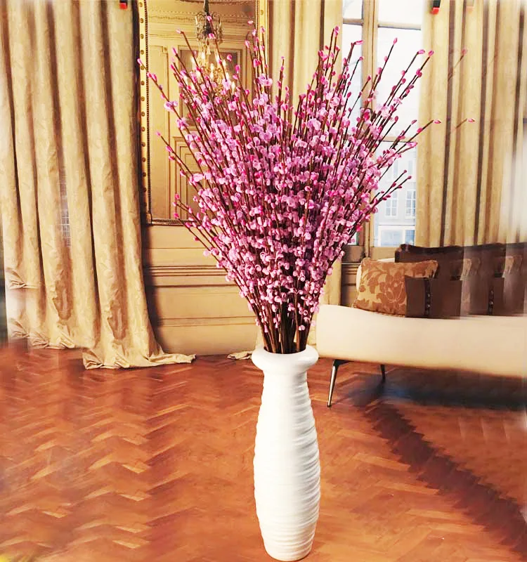 Flone Artificial Winter Jasmine Simulation Flower PE Plastic Flower Gypsophila Fake Flower Wedding Home Party Decor Art Flores (1)