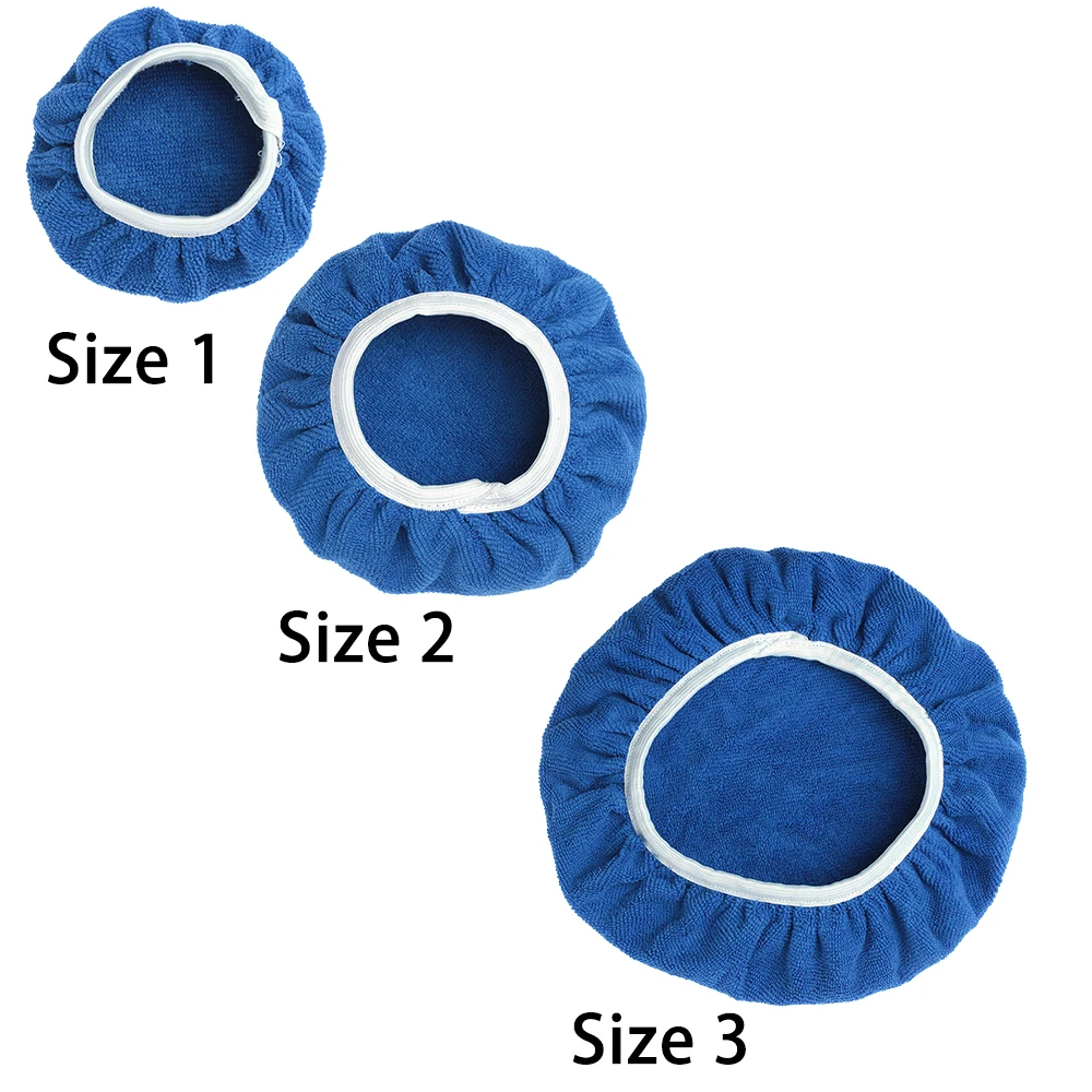 Полировка капота буферная накладка шапочка из микрофибры 9-1" /7"-" /5-6" Автомобильный полировщик Накладка для автомобиля уход за краской воск полировка