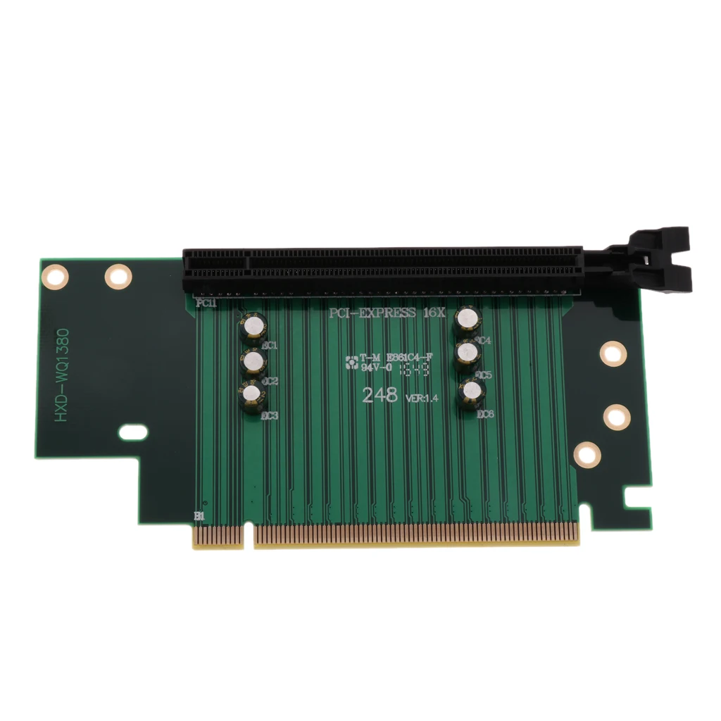 1Piece Horizontal Graphics Adapter Card PCIE X16 Matherboard Server Card