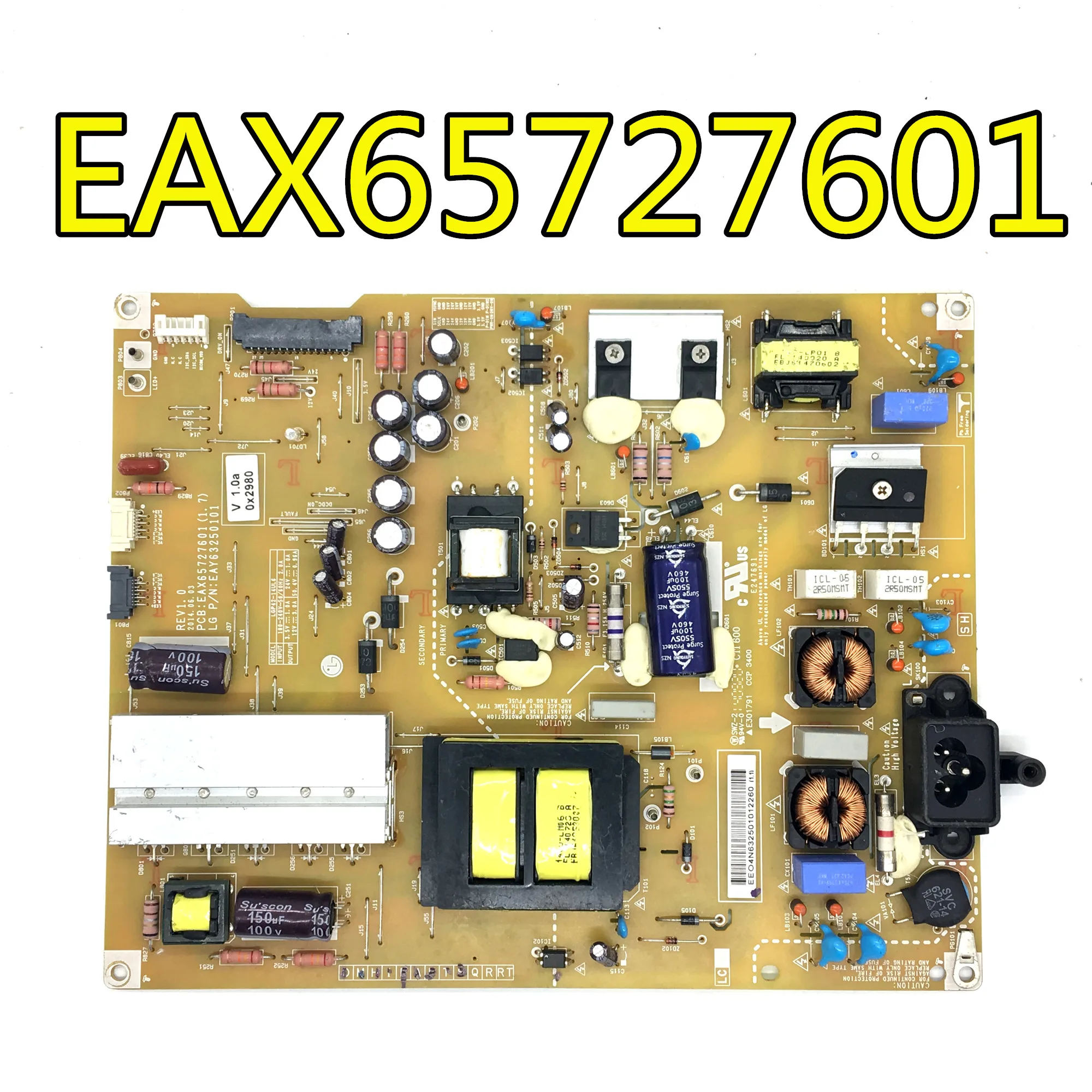 Оригинальный 100% тесты для LG 42UB8280-CH EAX65727601 LGP42-14UL6 плата питания | Электроника
