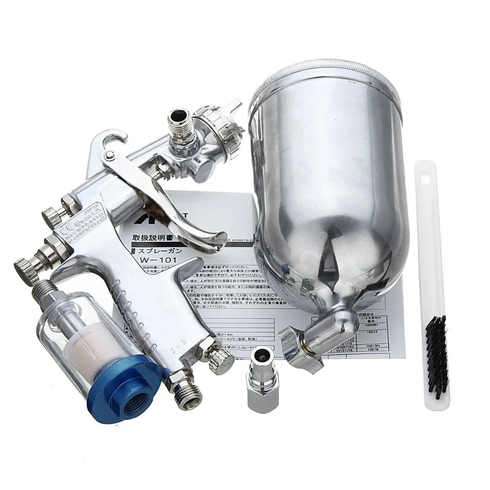

400ml HVLP Paint Spray Gun For Paint & Decorating Power Tools, 1.3MM Stainless Steel Nozzle Furniture Car Coating Painting