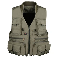 Goture New Fishing Vest Outdoor Hiking Hunting Vest Waistcoat Men Fishing Jackets Army Green L XL XXL Goture New Fishing Vest Outdoor Hiking Hunting Vest Waistcoat Men Fishing Jackets Army Green L XL XXL