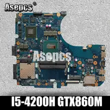 Asepcs N551JM материнская плата для ноутбука ASUS N551JM G551JM N551JW N551J N551 Тесты оригинальная материнская плата I5-4200H GTX860M