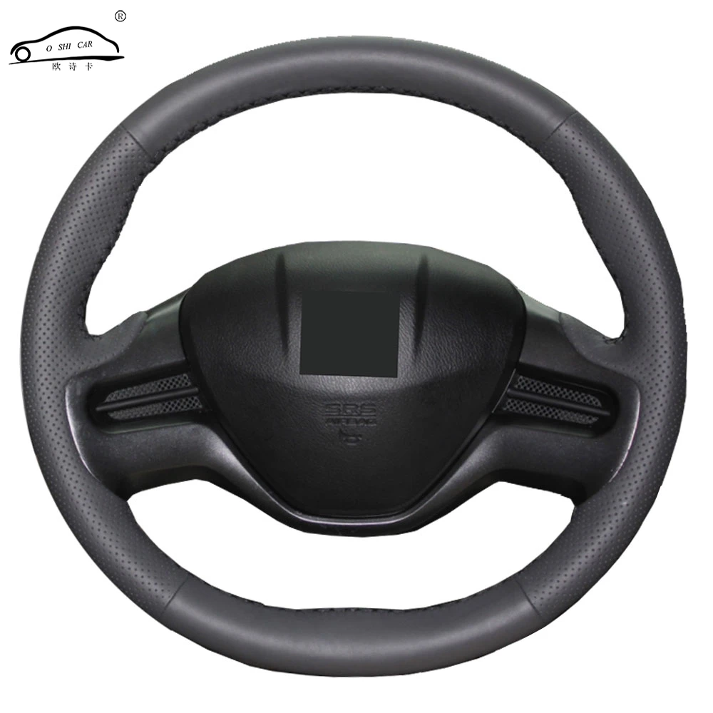 Genuine Leather car steering wheel Cover for Honda Civic Civic 8 2006