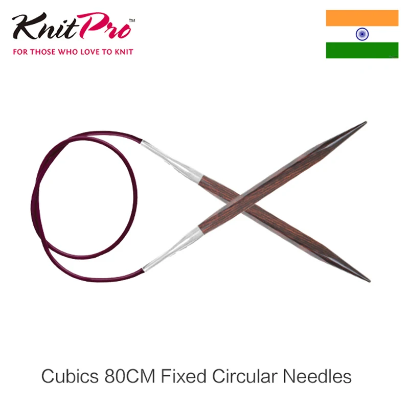 

1 piece Knitpro CUBICS 80 cm Fixed Circular Needle