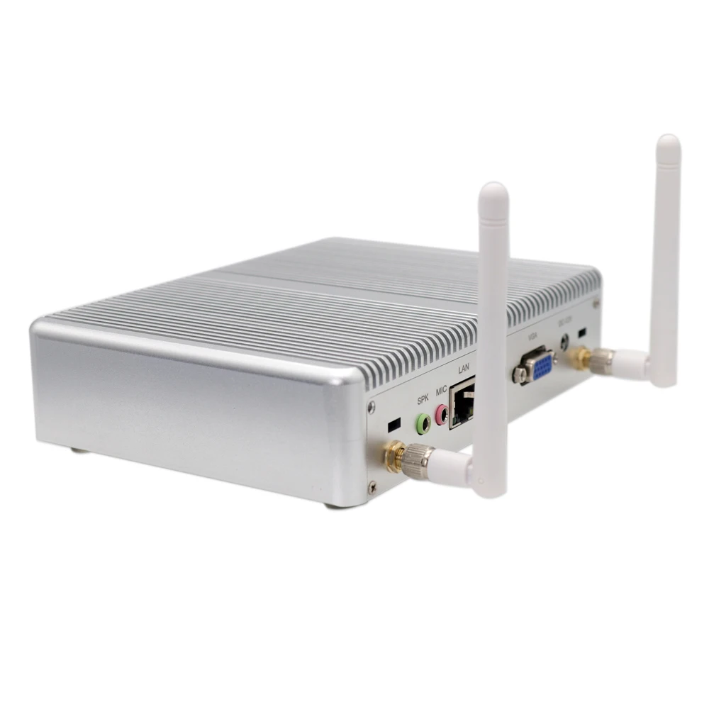 Процессор EGlobal безвентиляторный мини ПК Windows 10 Barebone Intel Nuc Celeron 2955U HTPC Linux Computador 300M Wifi
