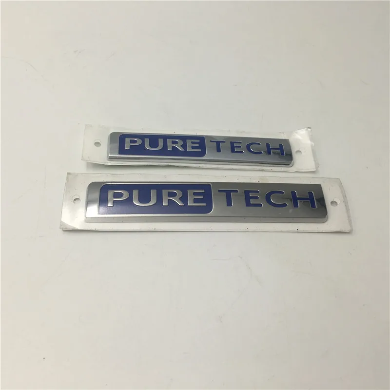 Для peugeot 3008 4008 5008 208 306 307 308 508 350THP 400THP Puretech Pure Tech алюминиевая эмблема задний багажник боковое крыло наклейка