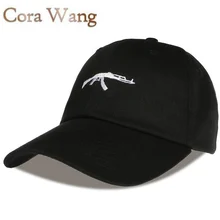 top selling Uzi Gun Baseball Cap US Fashion 2017 Snapback Hip hop Cap HEYBIG Curve visor 6 panel Hat casquette de marque