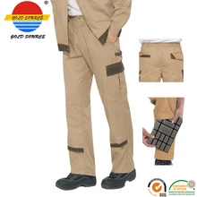 Удобная посадка, свободные прямые рабочие брюки, Мужская Рабочая одежда, брюки