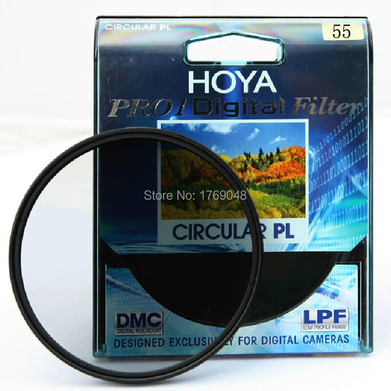 55mm Hoya PRO1 Digital CPL Polarizing Filter Camera Lens Filtre As