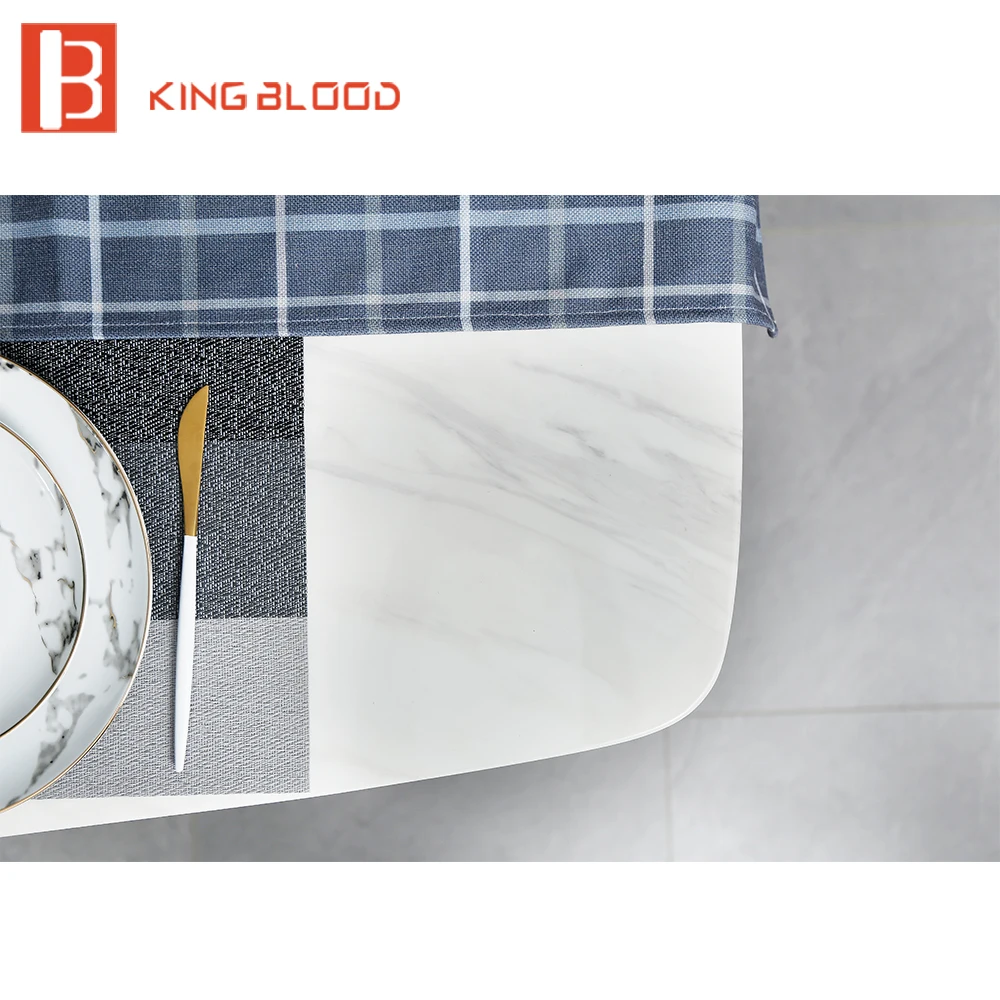 Simple style dining room furniture marble dining table set Simple style dining room furniture marble dining table set