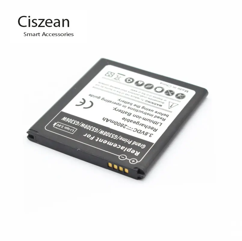 

10x 2800mAh EB-BG530CBE Replacement Battery For Samsung Galaxy Grand Prime G530F G531F G5308W J5 (2015) J500F On5 J3 (2016) J320