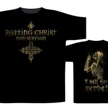 Rotting Christ 'Non Serviam' Футболка-новая и официальная новейшая модная футболка для мужчин