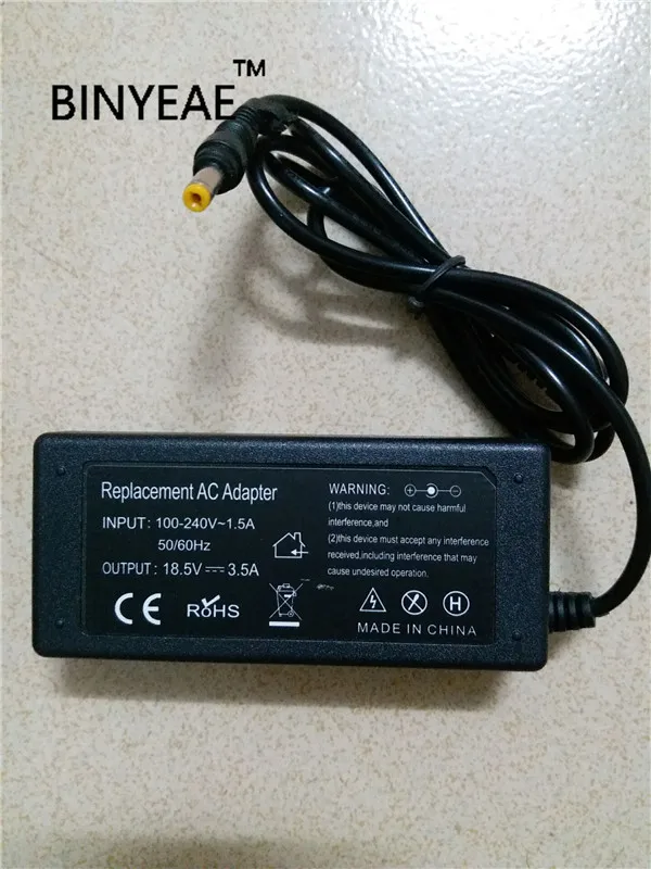 Adaptador de corriente CA de 18,5 V, 3.5A, 65W, para impresora HP Officejet  H470, H450, H460, G14|printer power adapter|adapter for hpadapter ac -  AliExpress