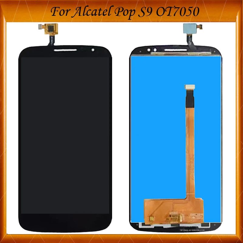 

For Alcatel One Touch Pop S9 OT7050 LCD Display+Touch Screen Repair Parts Assembly 100% Working OK For OT7050 OT 7050 7050Y lcd