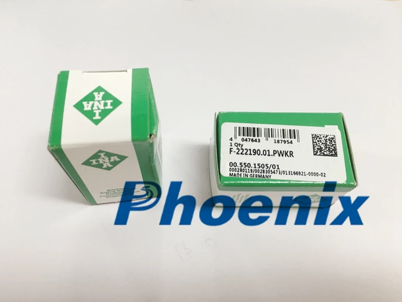 

INA original Germany Heidelberg 00.550.1505 F-222190 cam follower SM52 PM52 SM74 bearing PWKR 26*10*37.5mm top quality in stock