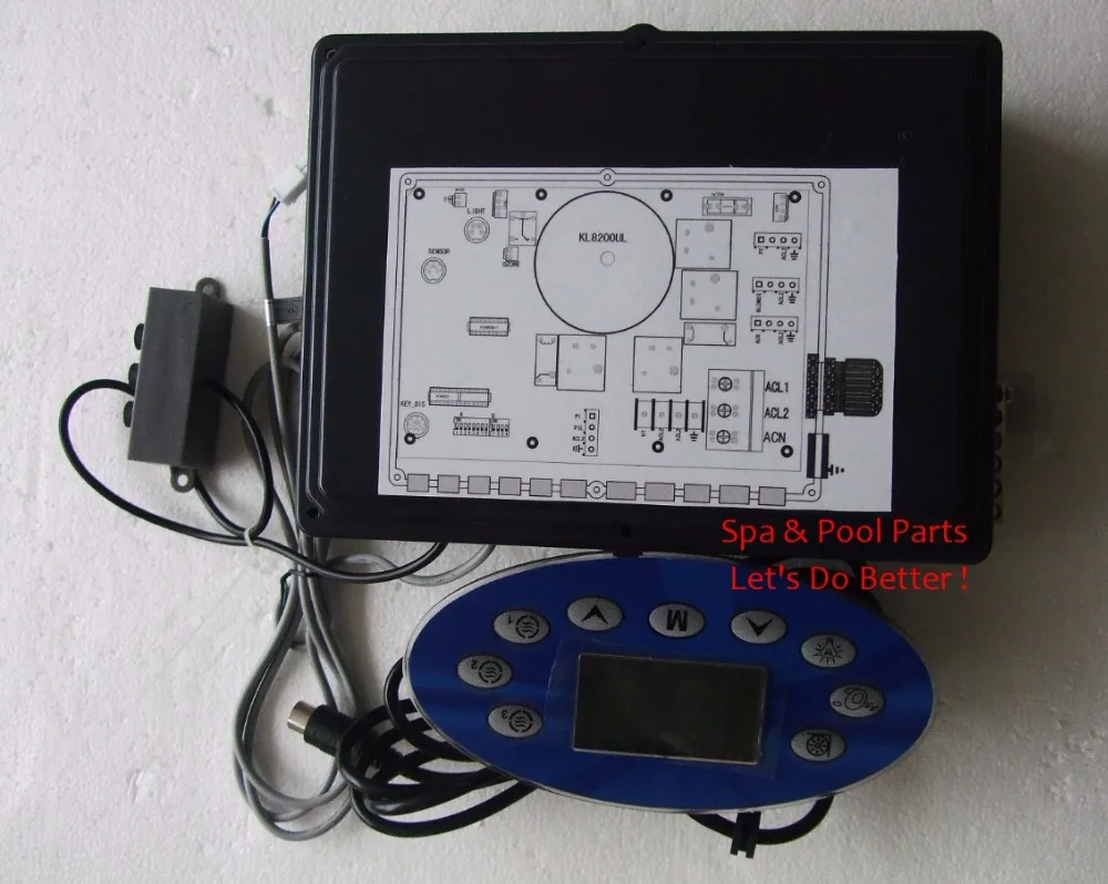 Контроллер для горячей ванны Ethink KL8200 + панель дисплея спа оборудования KL8100 EnergySaver|