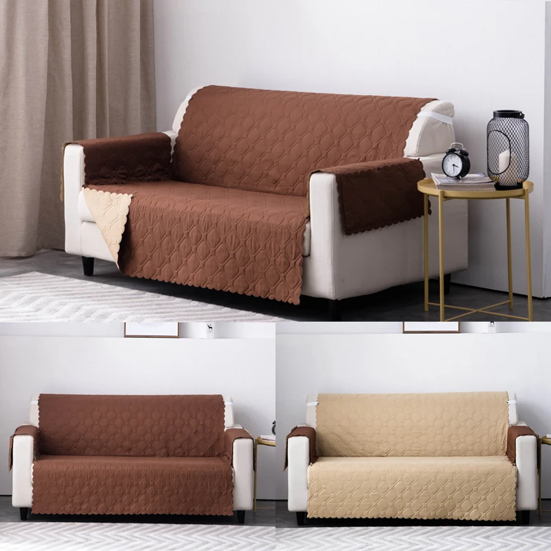 Двухстороннее использование реклайнер диван Чехол для дивана Pet Dog детский коврик протектор Чехлы для диванов водонепроницаемые чехлы для диванов для гостиной