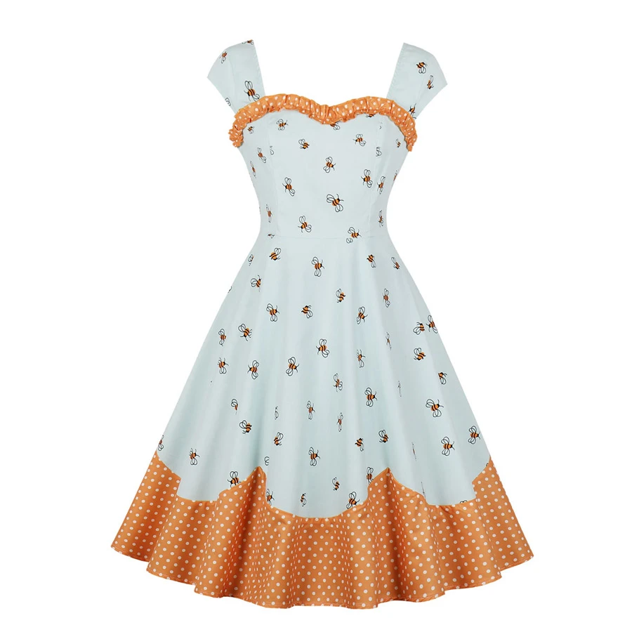 Vestido Hippie Años 70 Para Mujer Estilo Boho Con Pañuelo