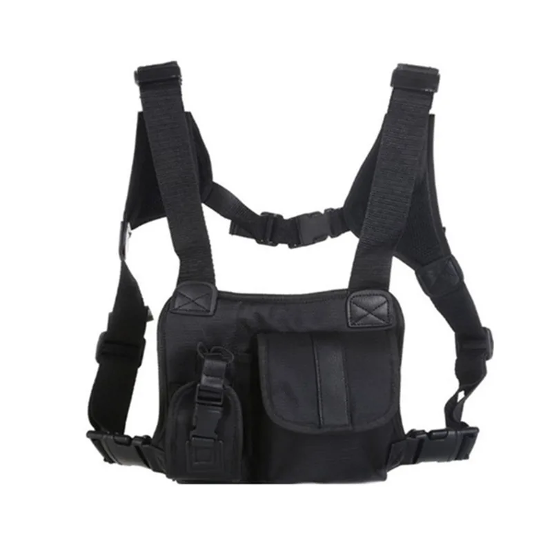 

1680D Nylon Army Tactical Vest Outdoor Hunting Camping Multi Pocket Adjustable Vests Reflective Strip Interphone Radio Waistcoat