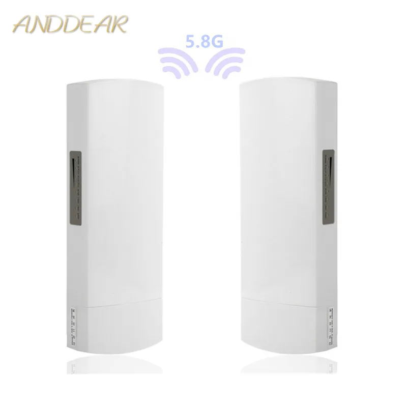 2 pieces 1-3km 300 Mbit open router CPE 5.8G wireless access point Wi-Fi bridge device wifi extender dual band repeater | Компьютеры и