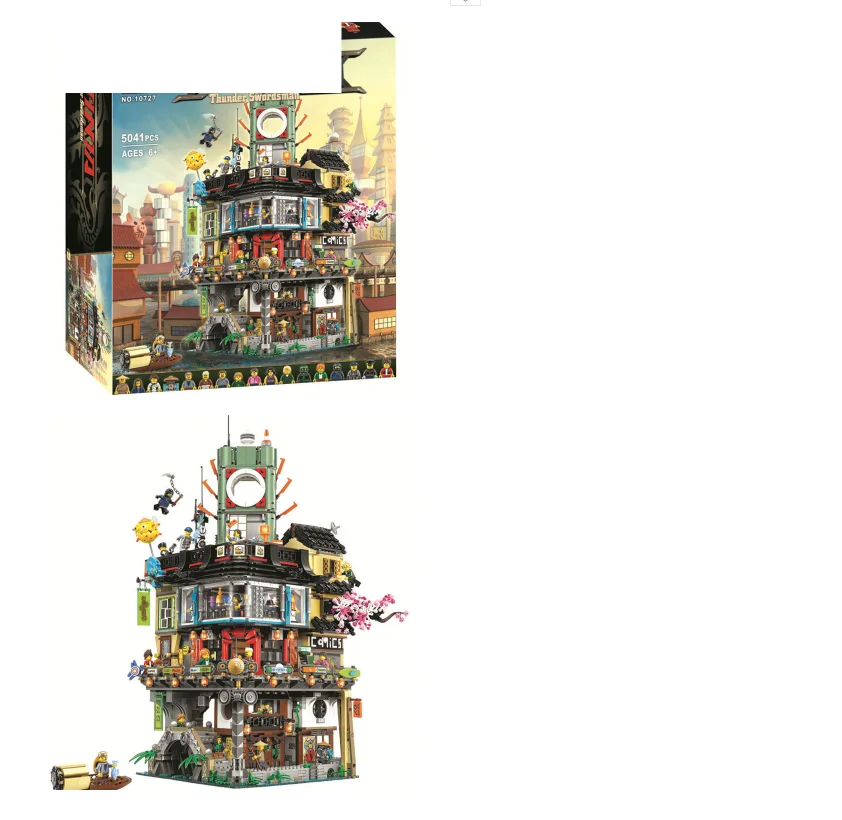 

Compatible Legoings 70620 Pier Temple Phantom Headquarters Masters Building Blocks Sets Bricks Kids Ninja Movie2 Bricks Toy